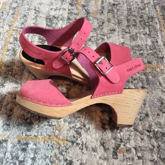 CAPE CLOGS MADE IN SWEDEN! EUC! SIZE 36/5.5 - Picture 5 of 8